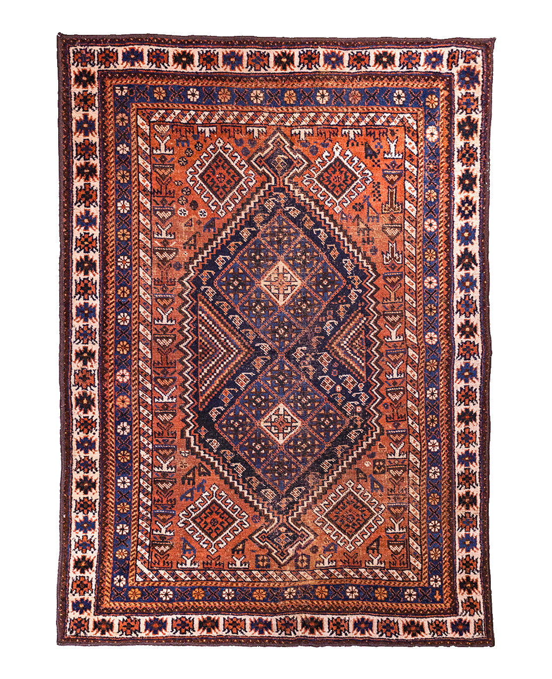 Iranian nomadic hand-knotted wool rug - Image 2