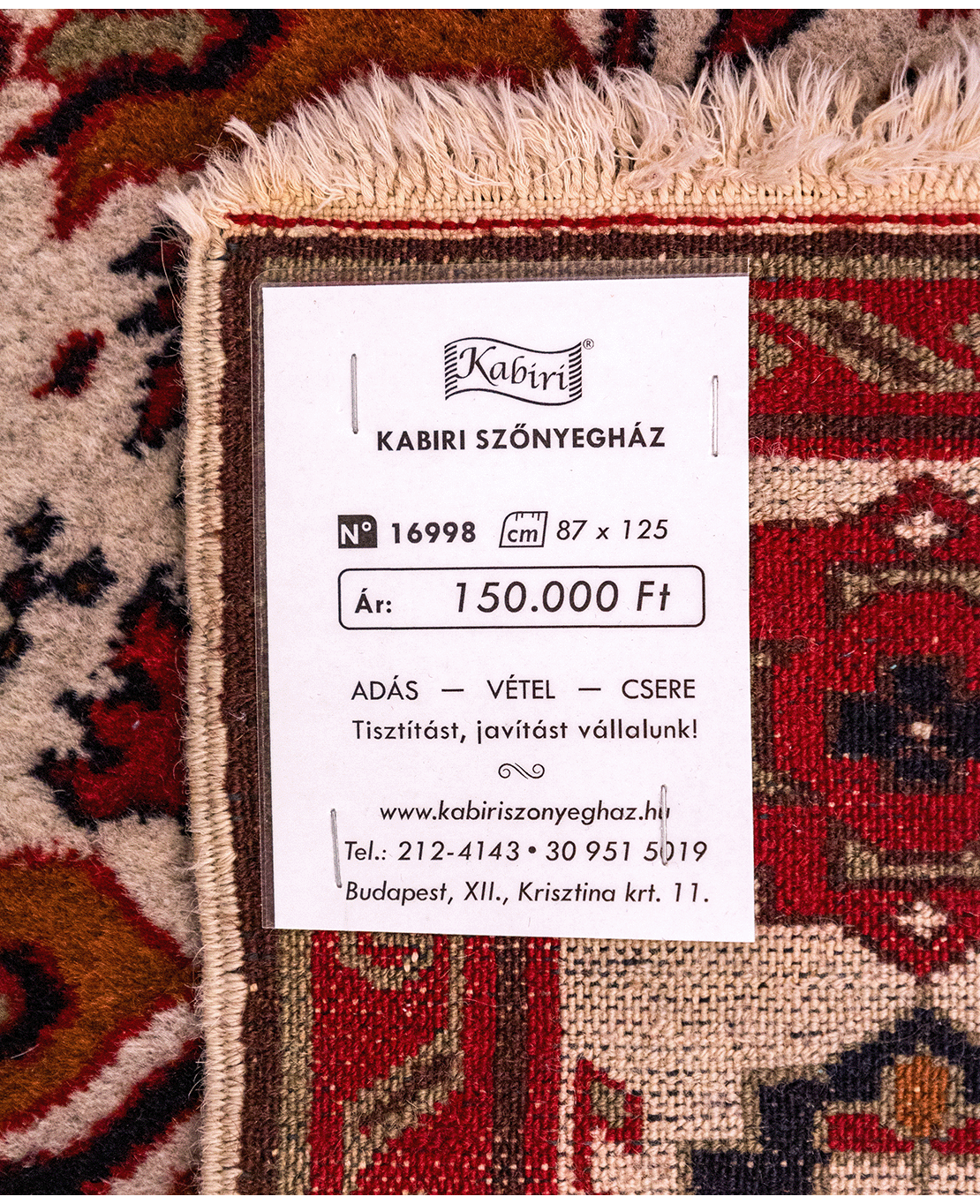 Azerbaijani Dagestani hand-knotted wool rug - Image 6