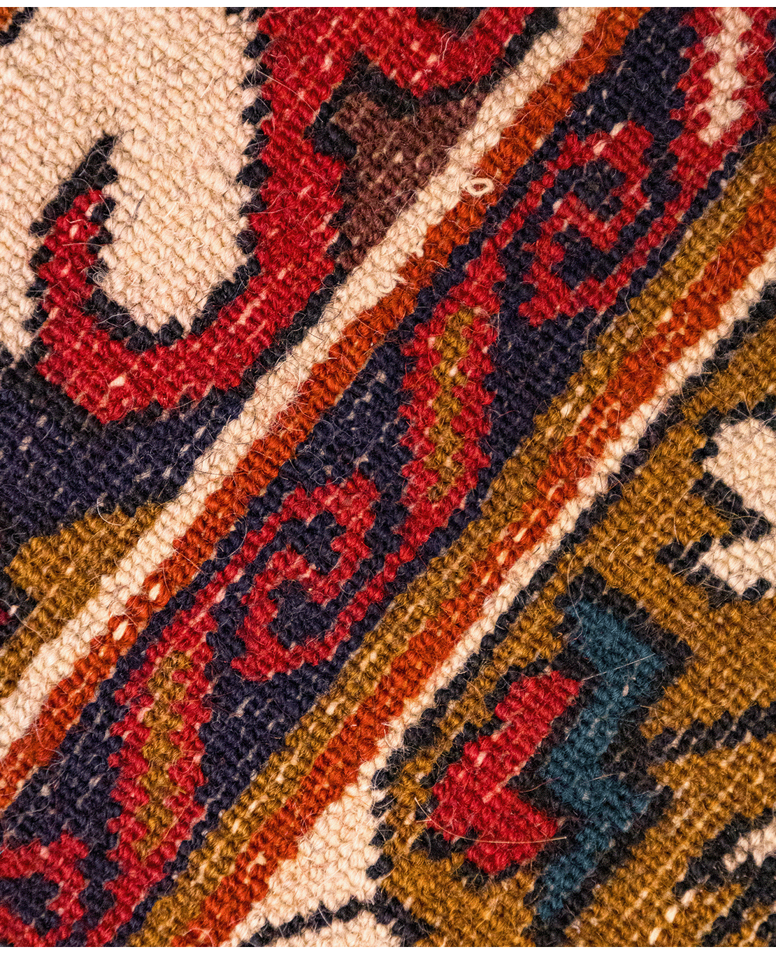 Azerbaijani Dagestani hand-knotted wool rug - Image 4