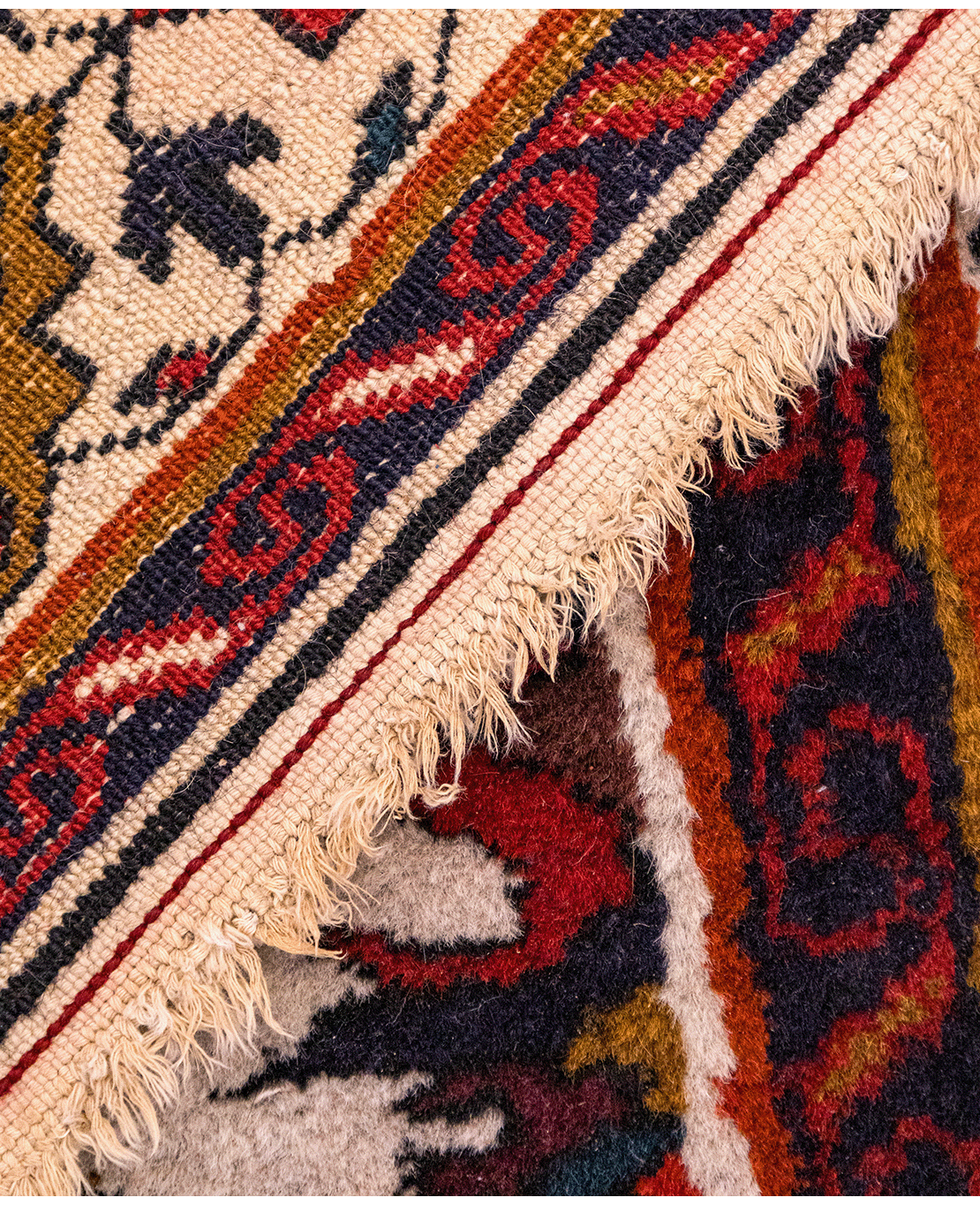Azerbaijani Dagestani hand-knotted wool rug - Image 5