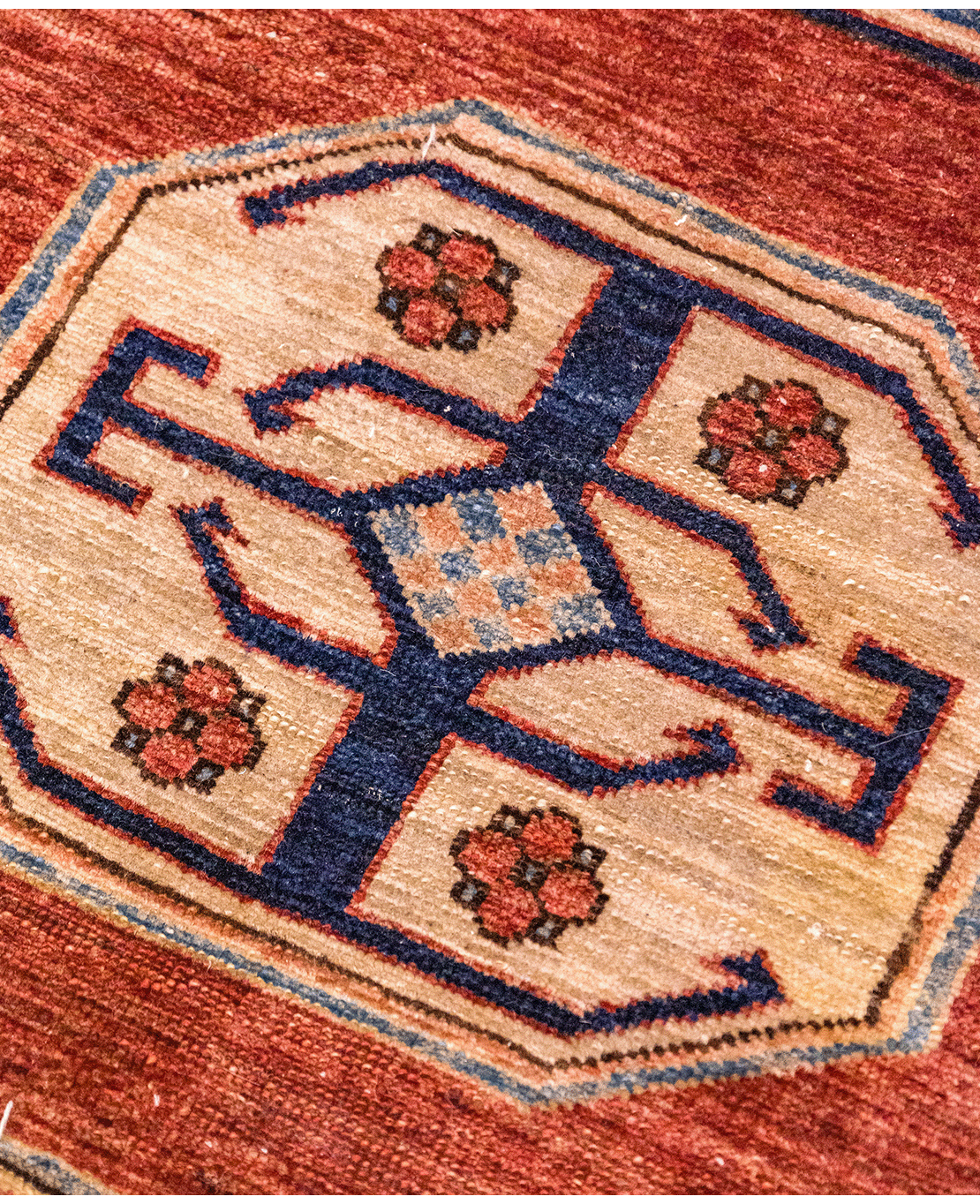 Afghan Ziegler hand-knotted wool rug - Image 3