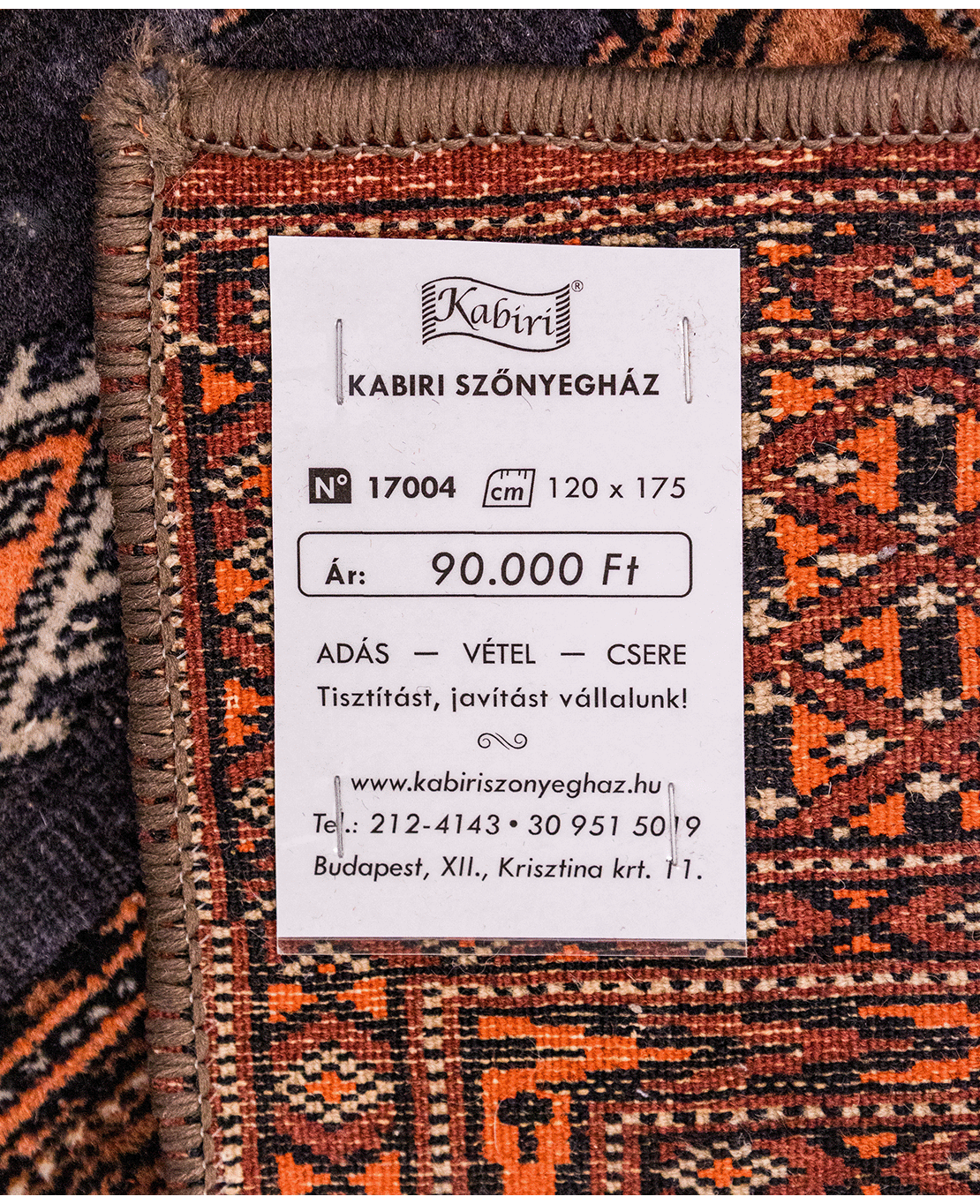 Pakistani 2ply handmade wool rug - Image 6