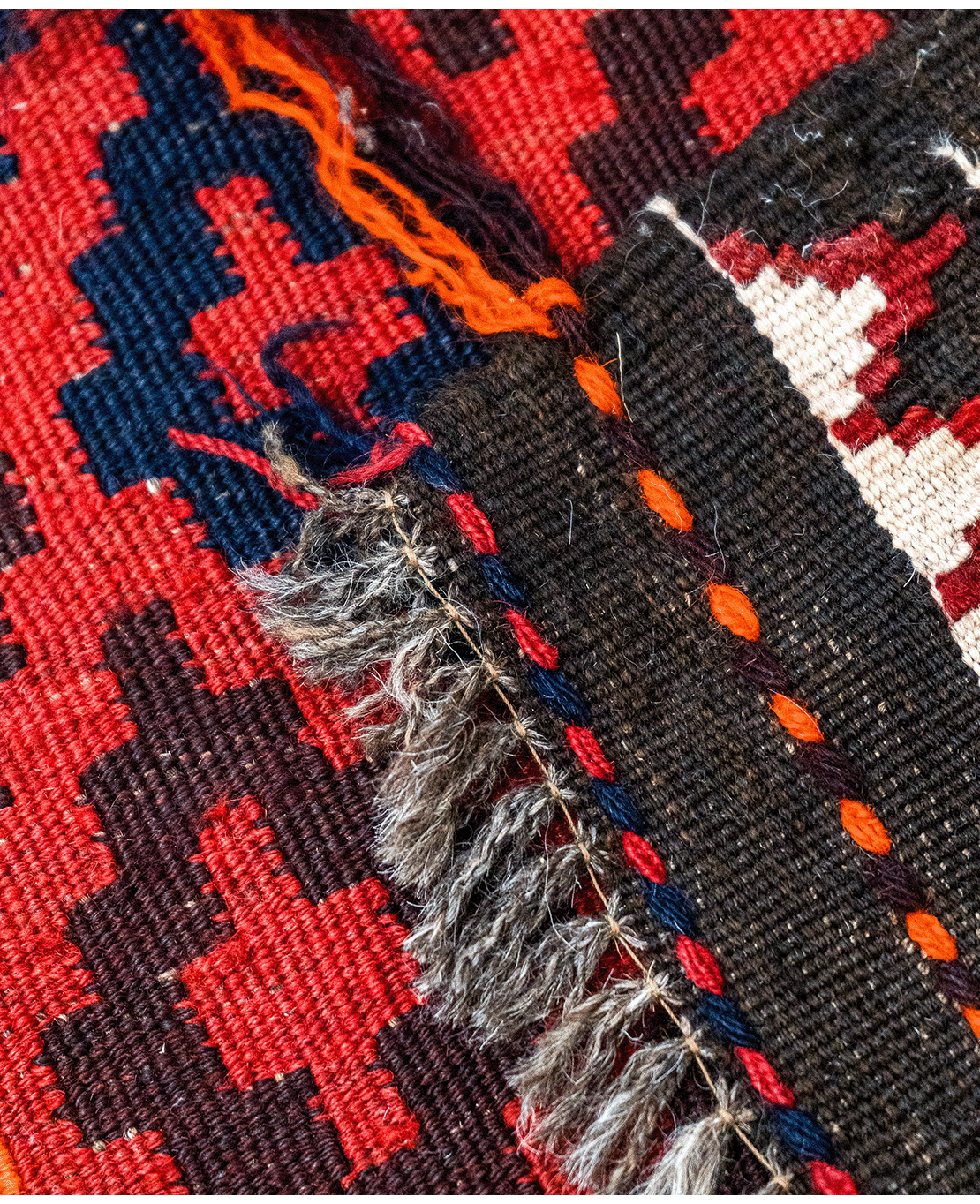 Afghan galmori handwoven wool kilim - Image 2