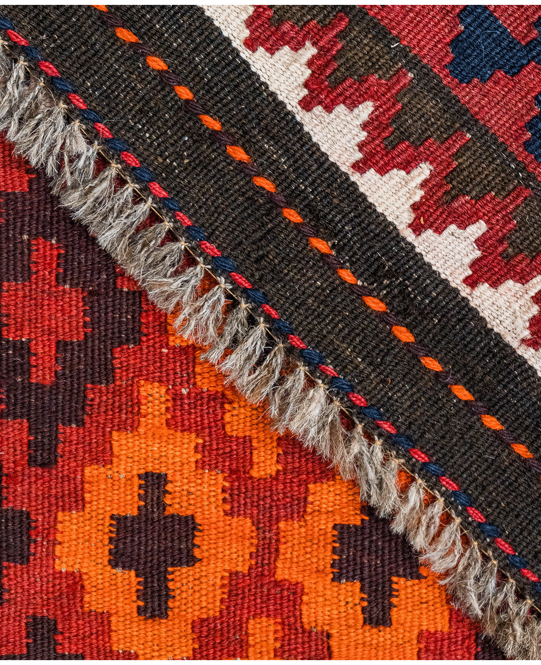 Afghan galmori handwoven wool kilim - Image 5