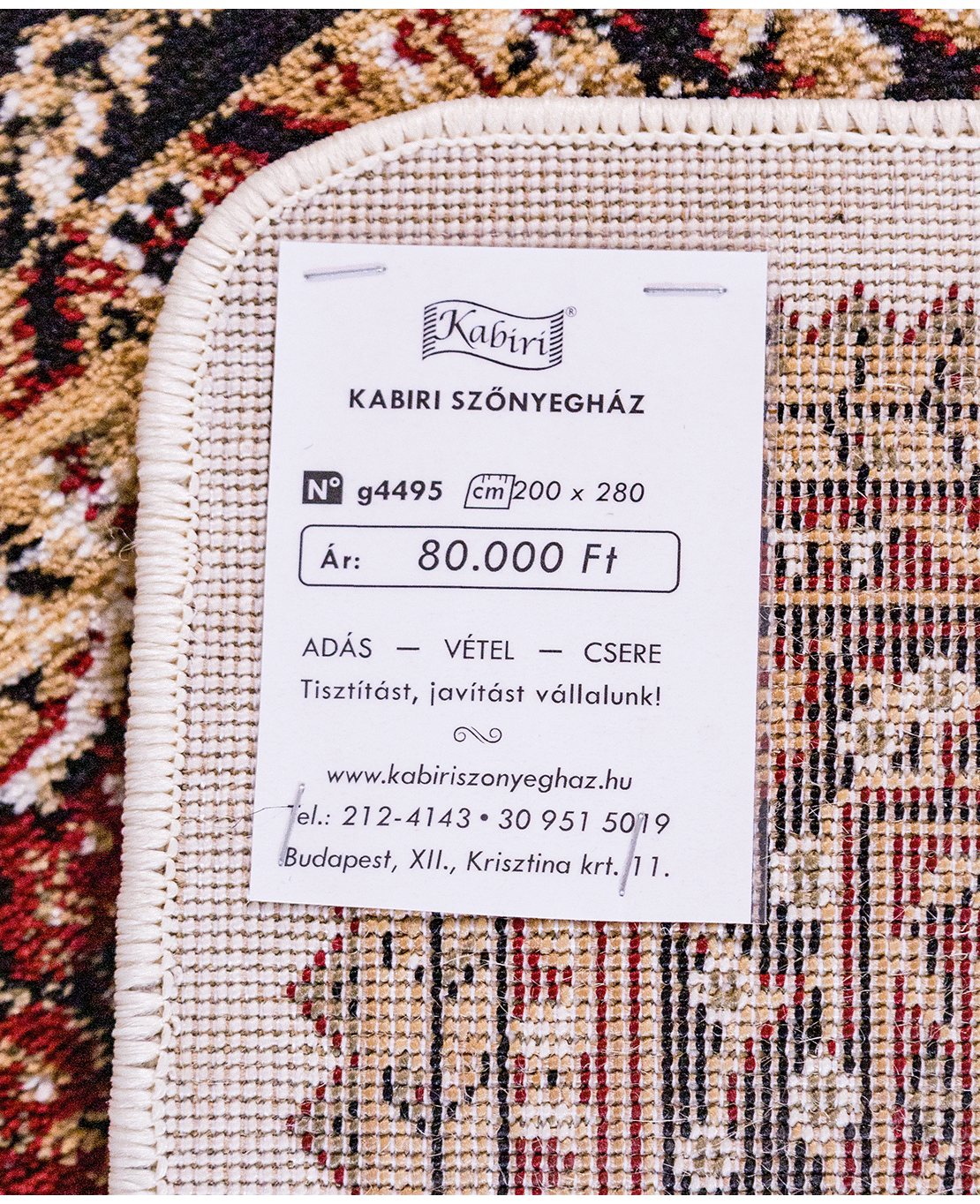 Classic machine-made rug - Image 6
