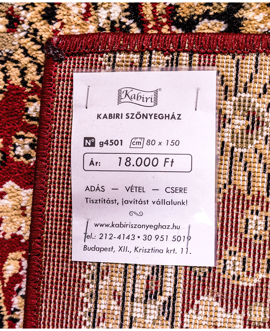 Classic machine-made rug - Image 5