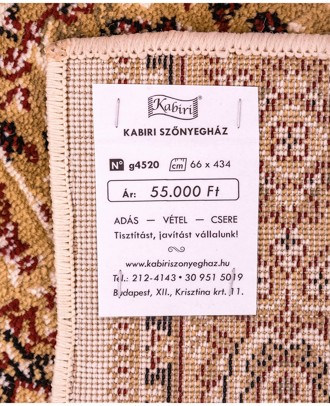 Classic machine-made runner rug - Image 5